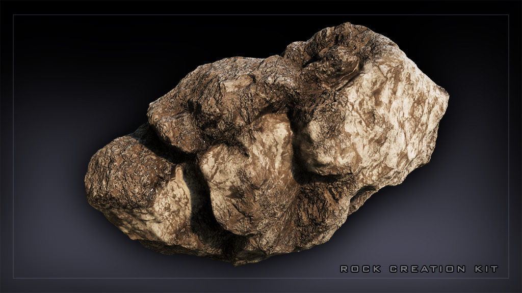 Rock Model realistic hi-poly 3D model_3