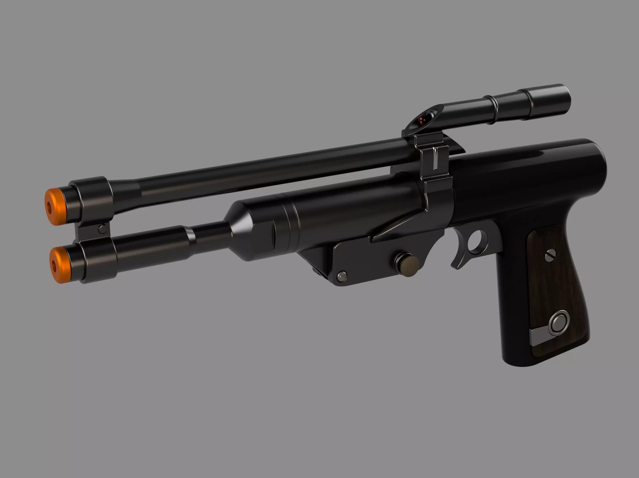 Boba Fett Blaster Pistol - 3D Print STL File 3D print model