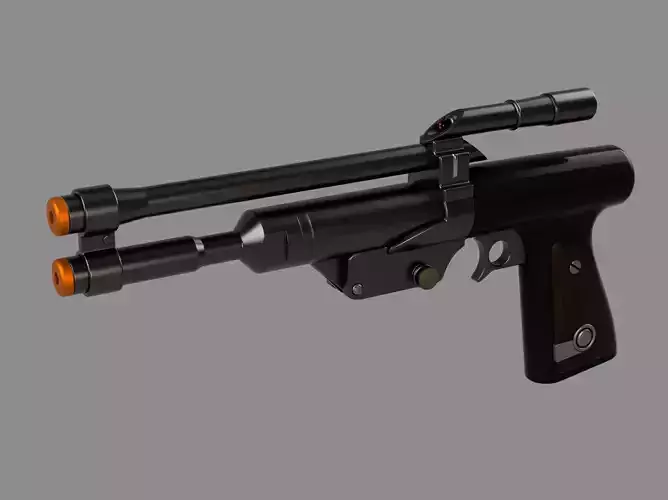 Boba Fett Blaster Pistol - 3D Print STL File