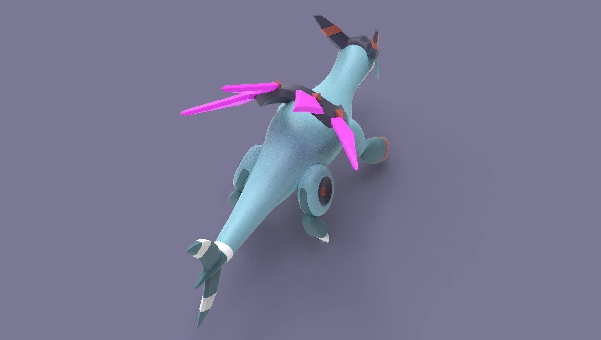 Jetragon Pal Palworld 3D print model_24