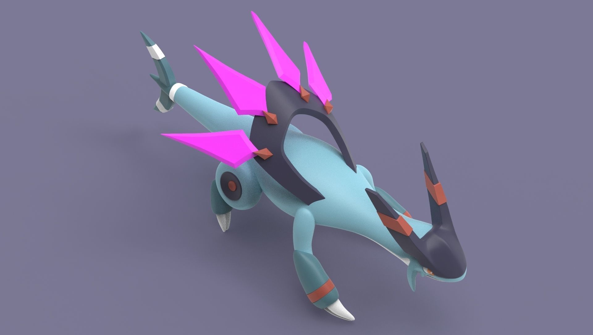 Jetragon Pal Palworld 3D print model_28