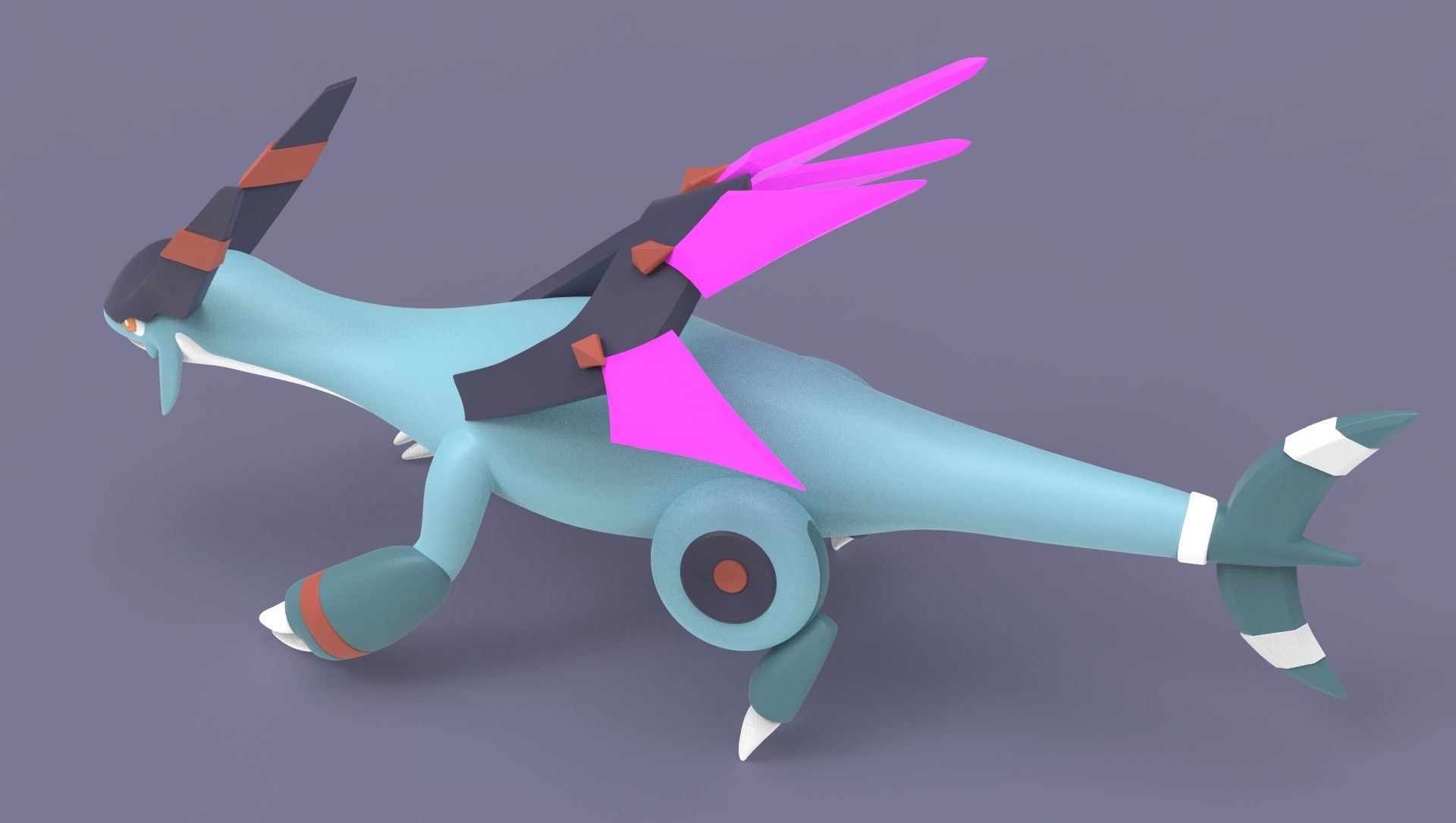 Jetragon Pal Palworld 3D print model_21