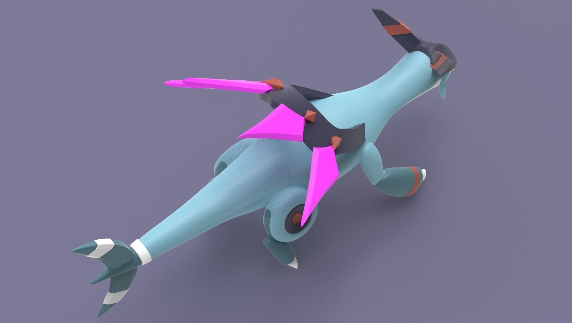 Jetragon Pal Palworld 3D print model_25