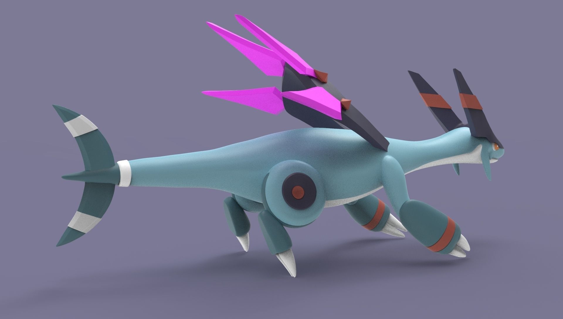 Jetragon Pal Palworld 3D print model_14