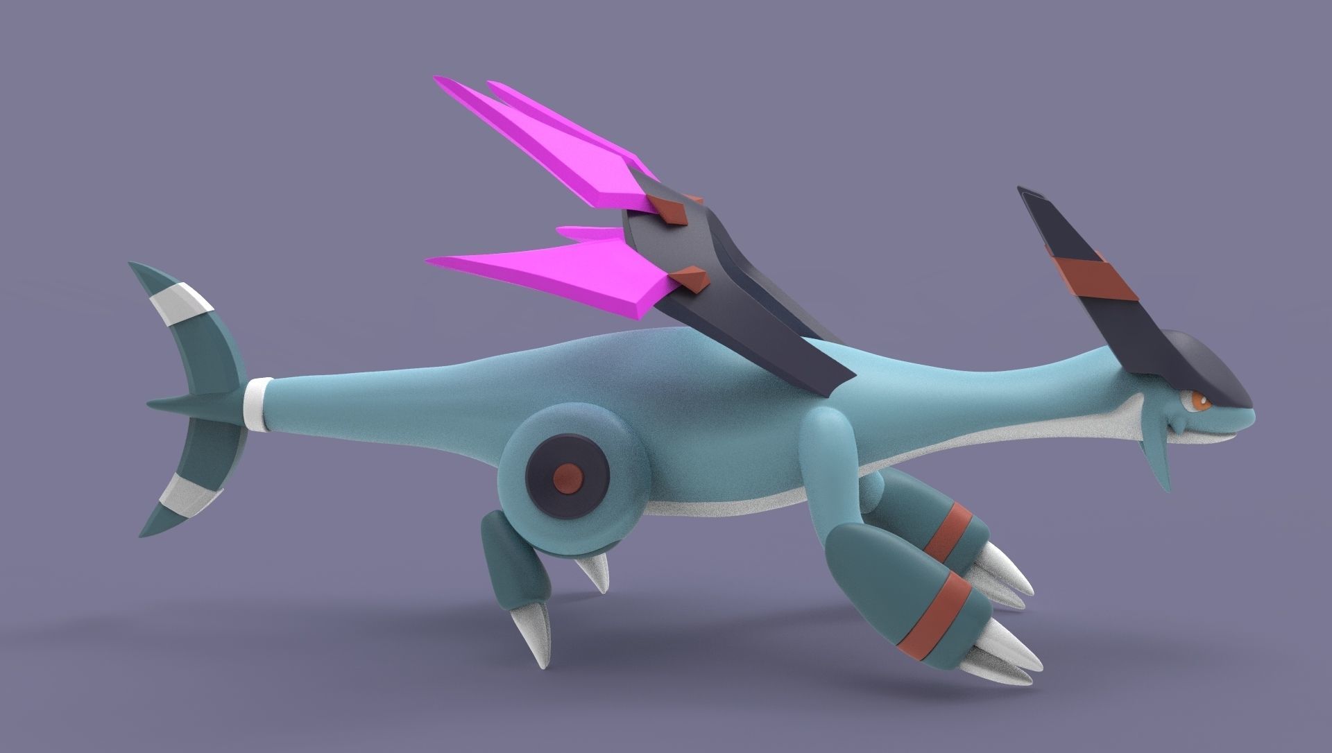 Jetragon Pal Palworld 3D print model_15