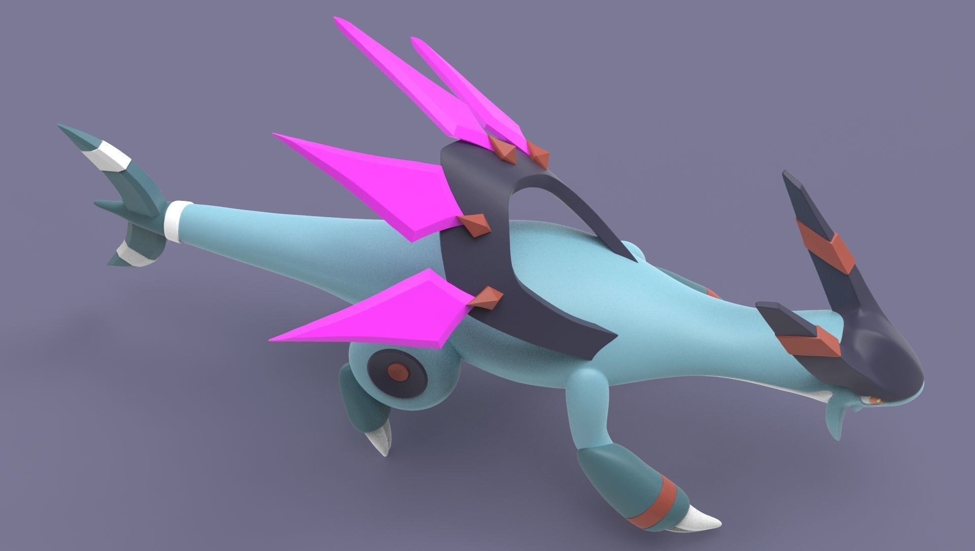 Jetragon Pal Palworld 3D print model_27