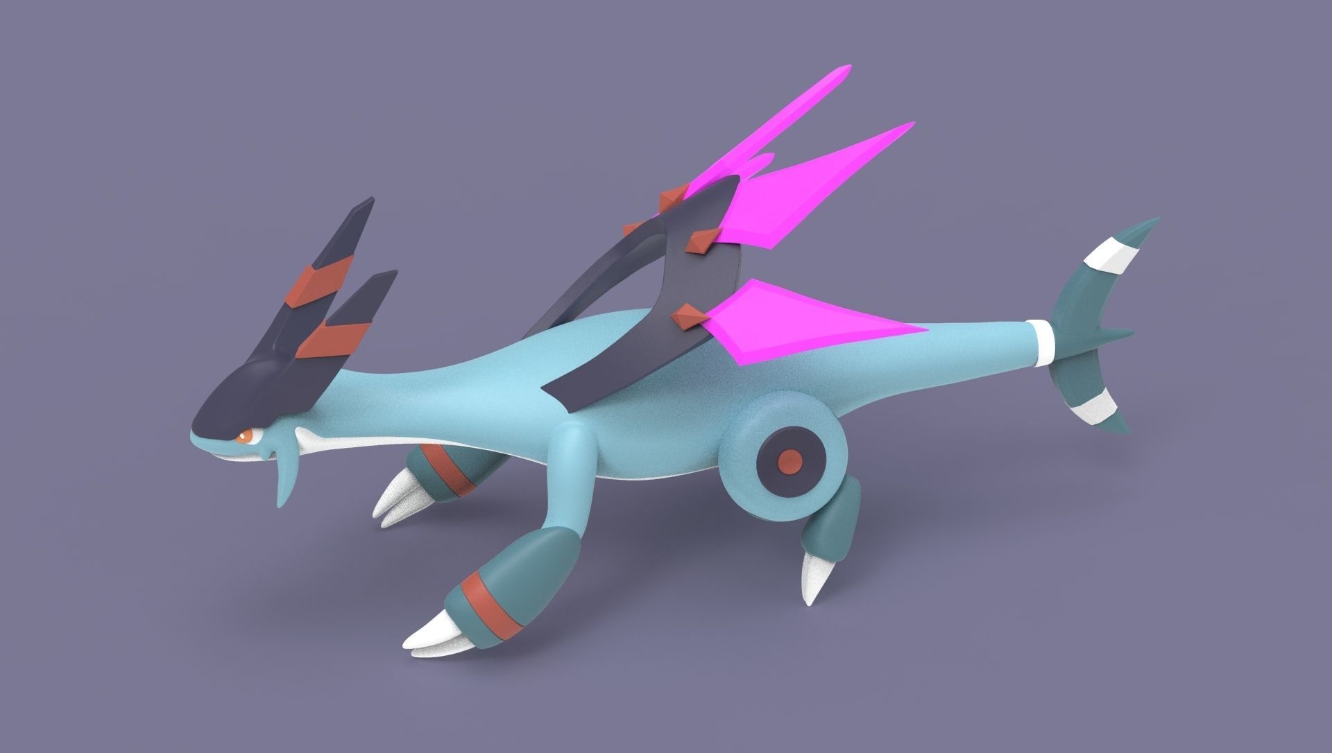 Jetragon Pal Palworld 3D print model_20