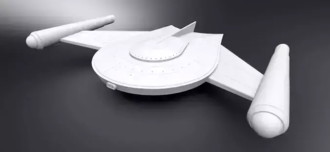 Romulan Bird of Prey Scale model 3D print model