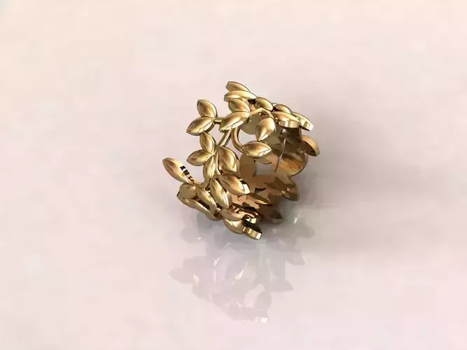 Ring Tiffany 2 Paloma Picasso Olive Leaf Band Ring