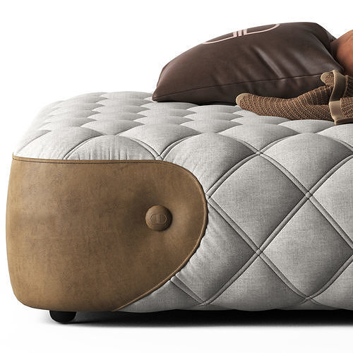 Daytona Wimbeledon Pouffe 3D model 7