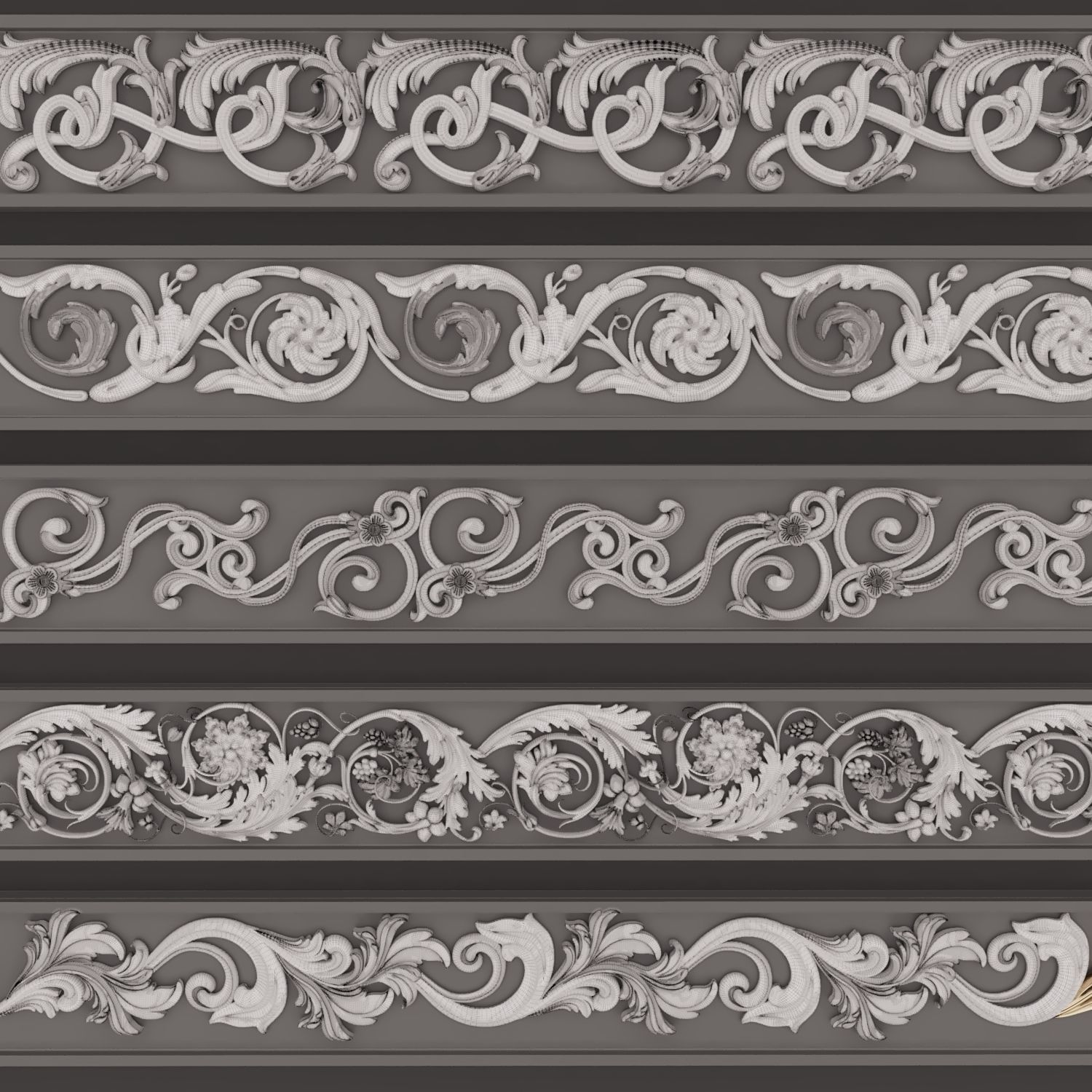 Trim Ornament 133 3D model_2