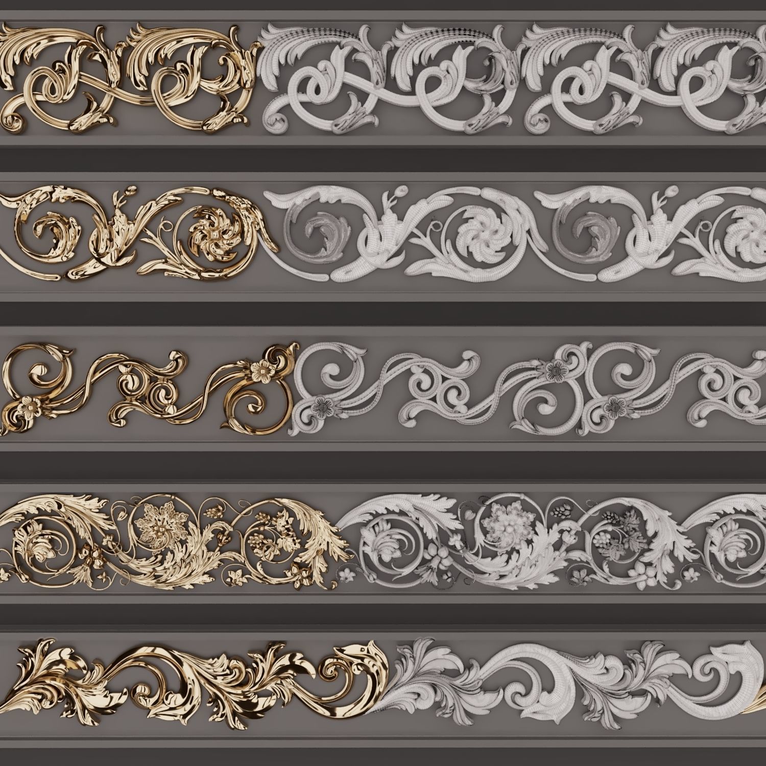 Trim Ornament 133 3D model_1