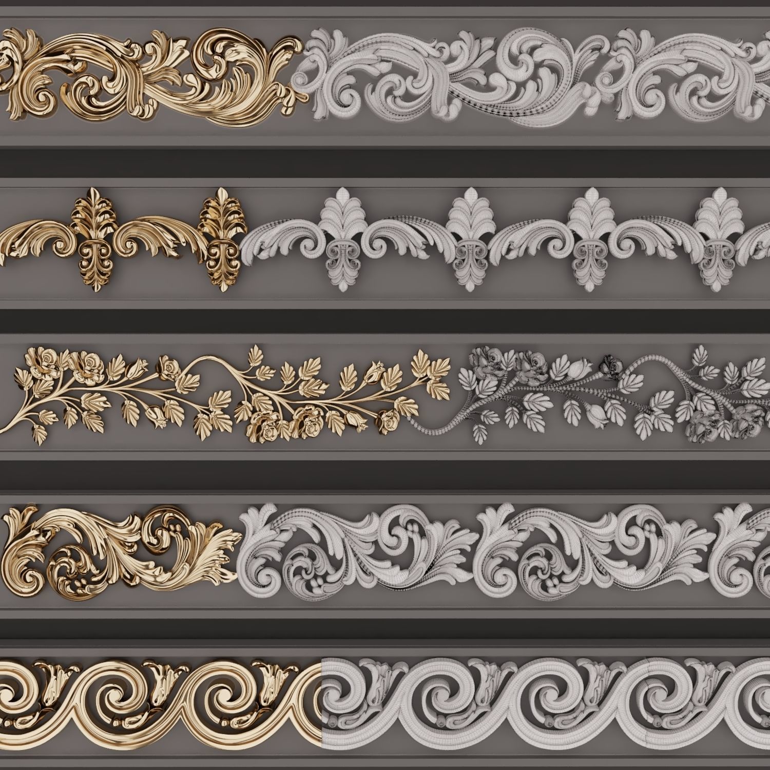 Trim Ornament 135 3D model_1