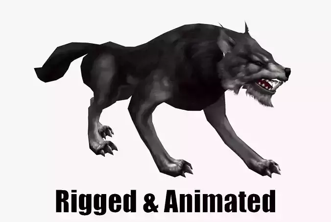 Animated Wolf