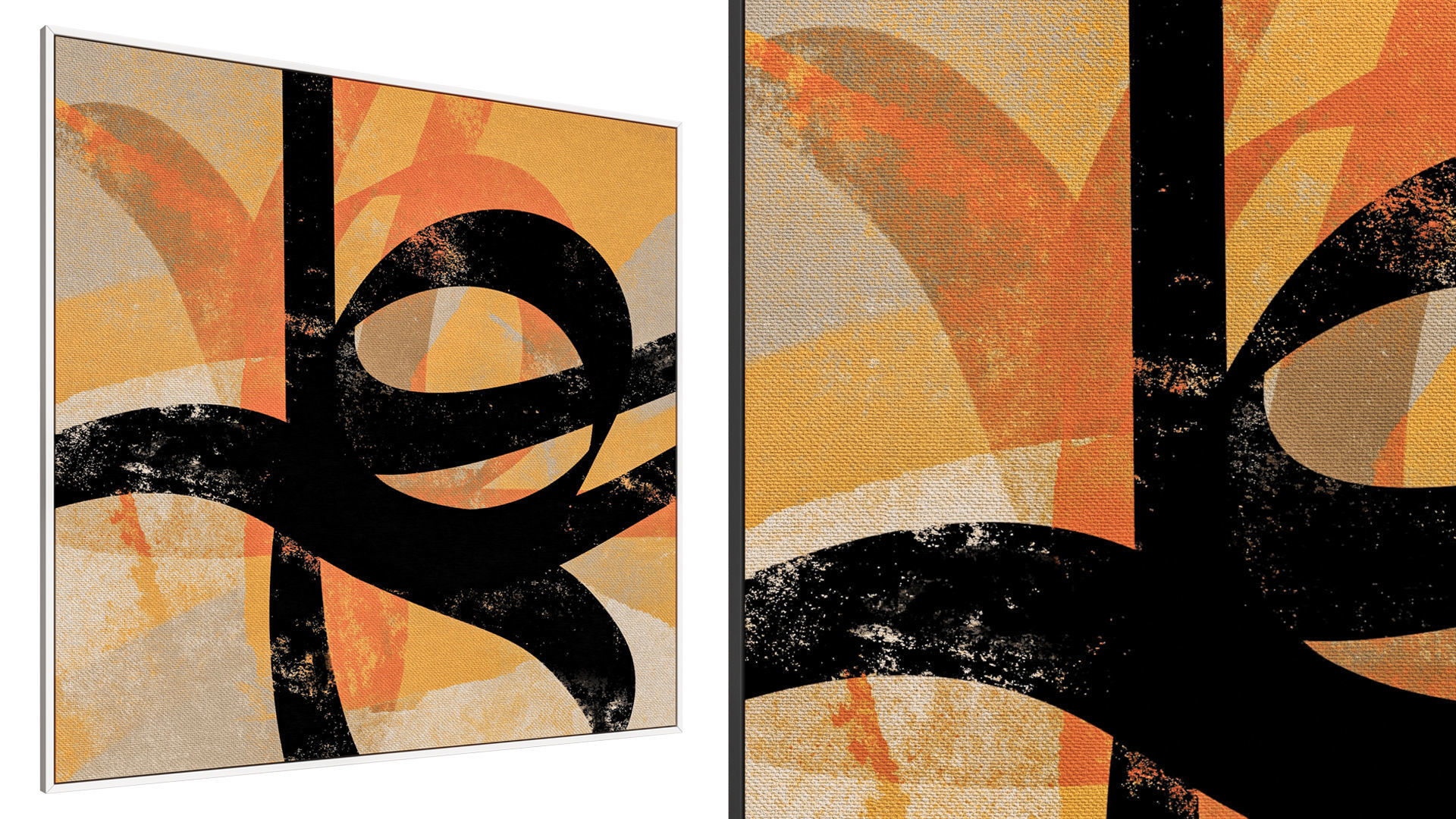 3 Abstract Frames Set 007 3D model_2