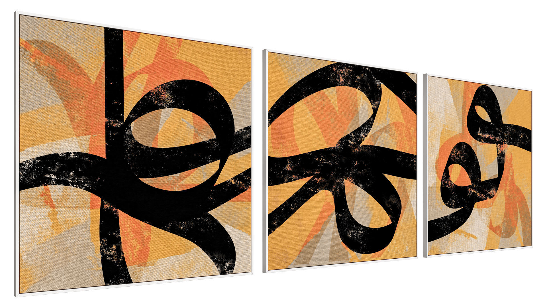 3 Abstract Frames Set 007 3D model_1