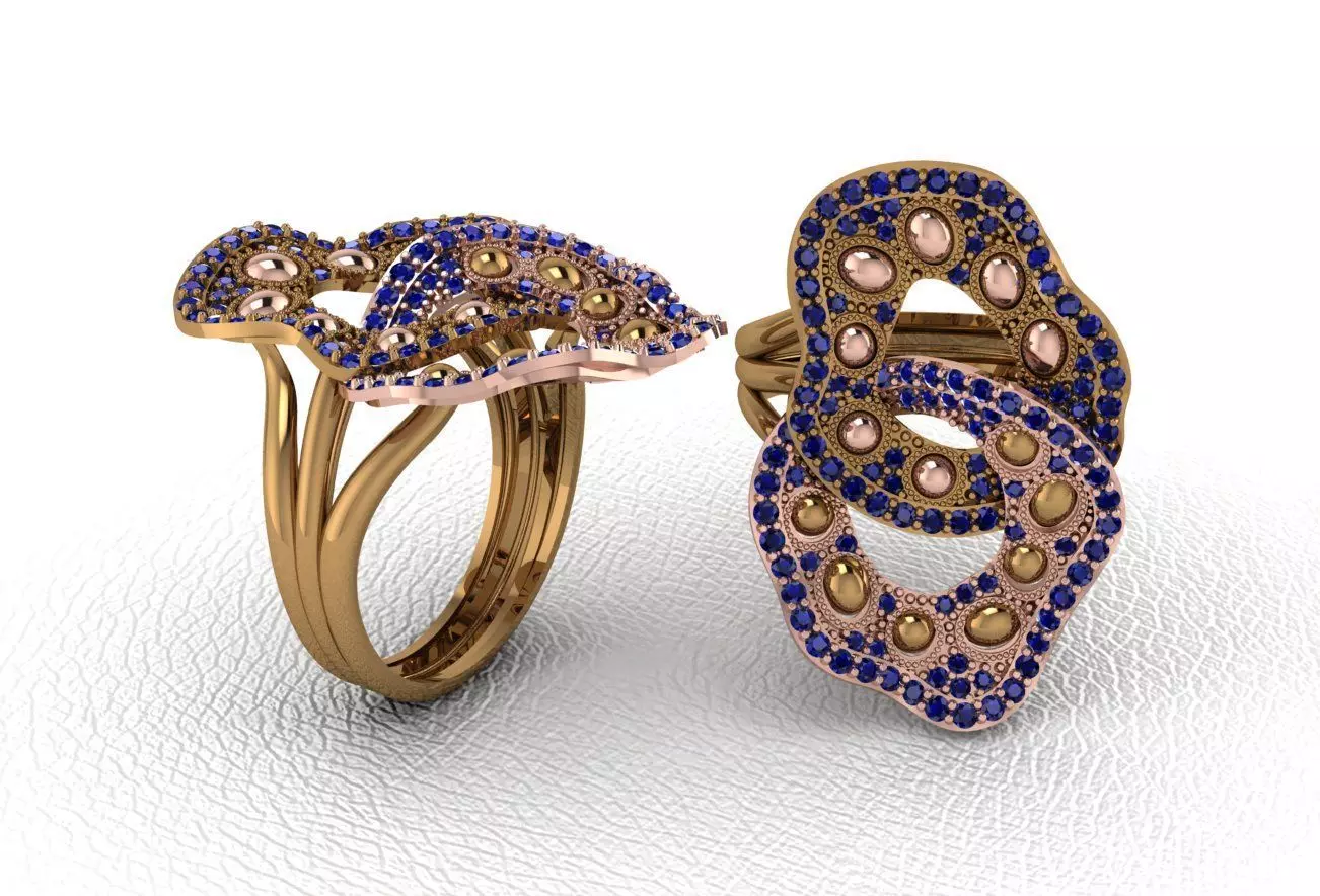 light gram ring-98 3D print model_0