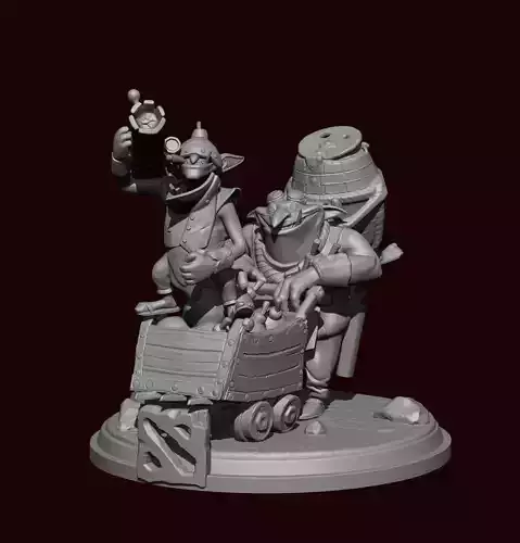 Techies Figure 3D print model