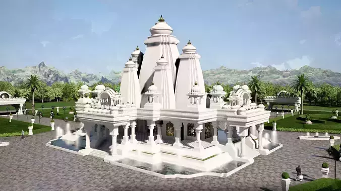 Hindu Temple  3D model