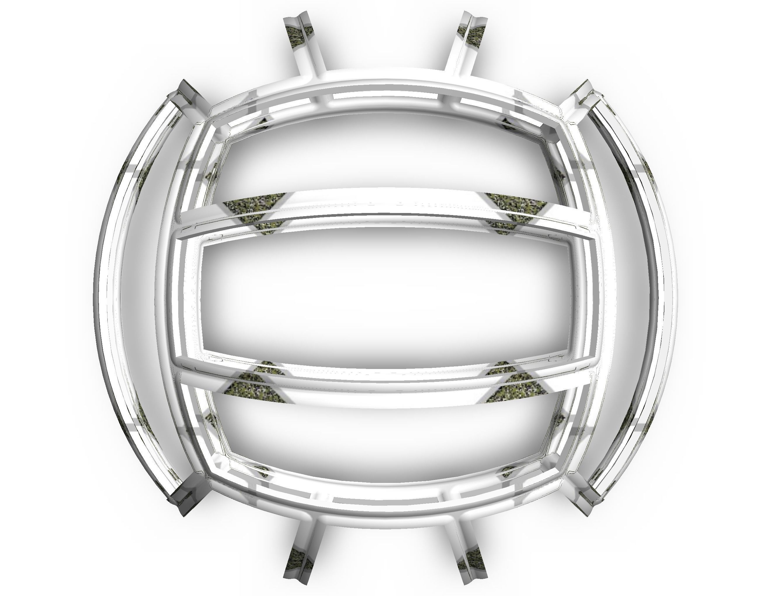 Wireframe Shape Geometric Volley Ball 3D print model_18