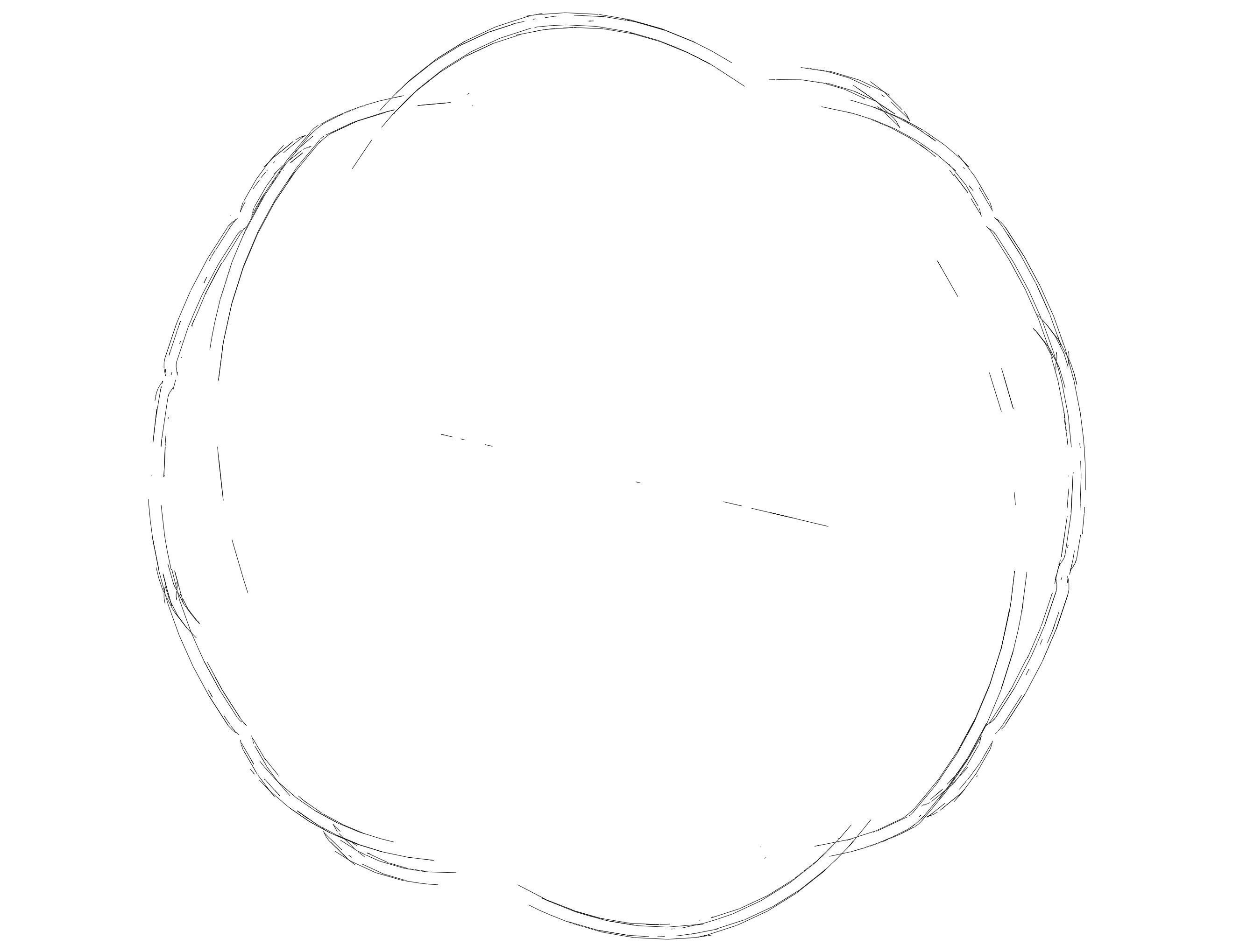 Wireframe Shape Geometric Volley Ball 3D print model_37