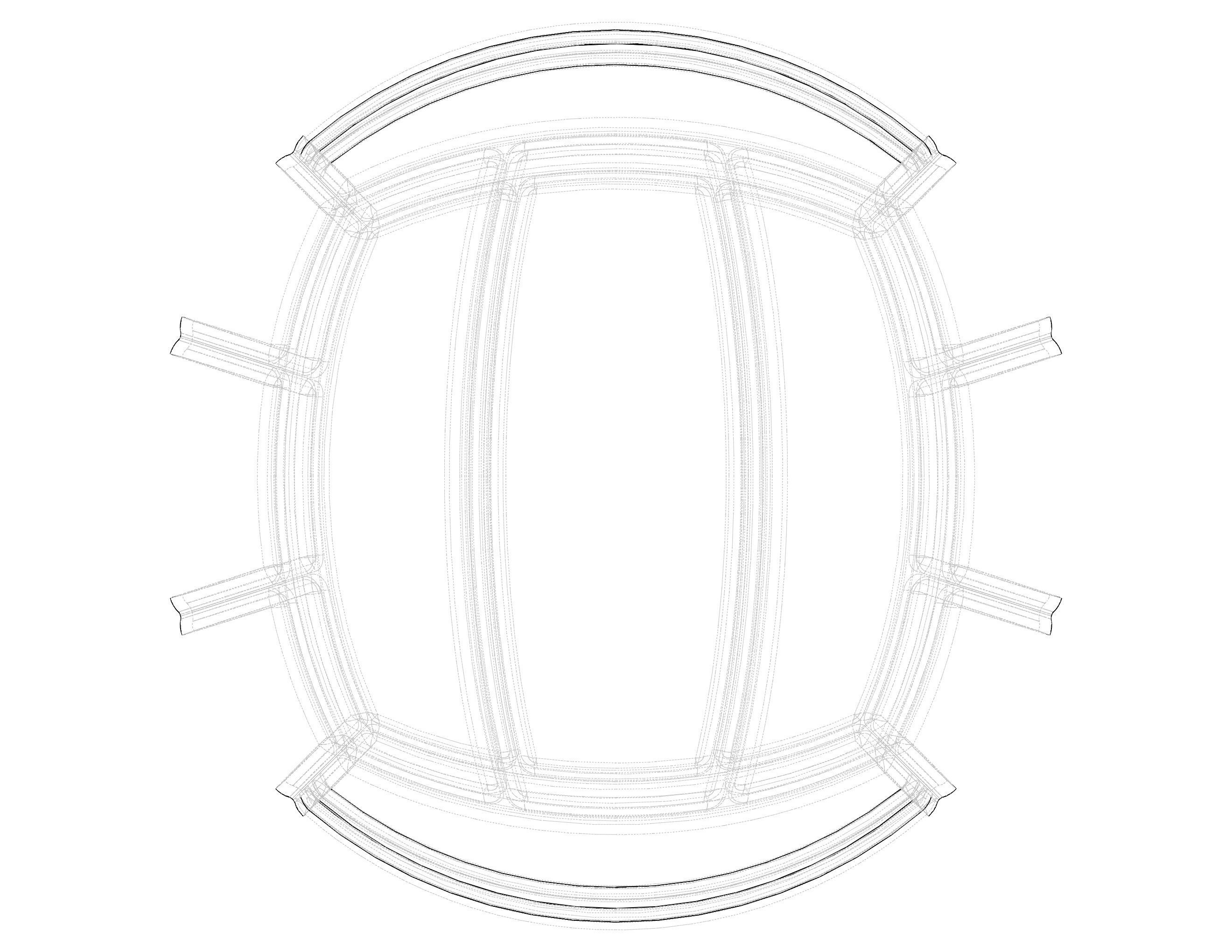 Wireframe Shape Geometric Volley Ball 3D print model_24
