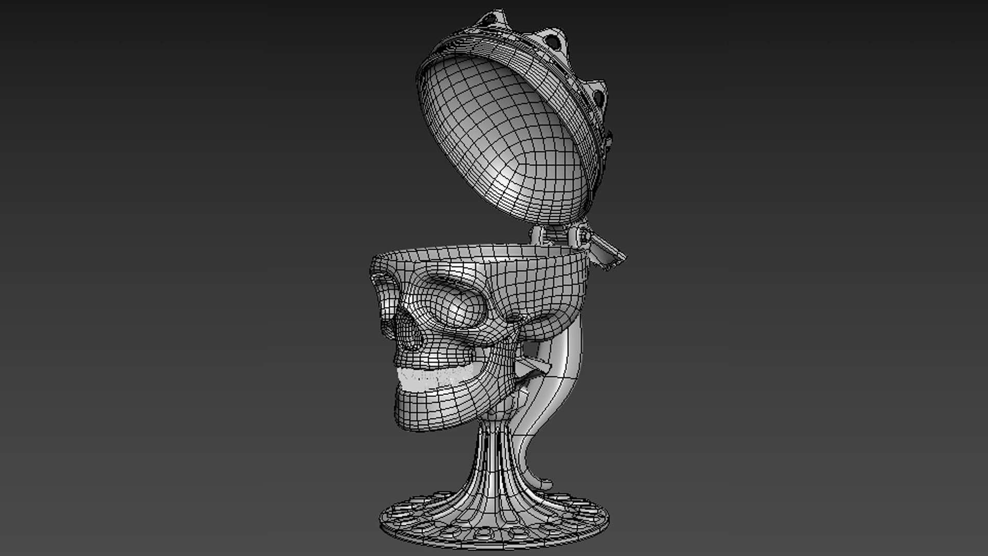Mug-SKULL 3D print model_11