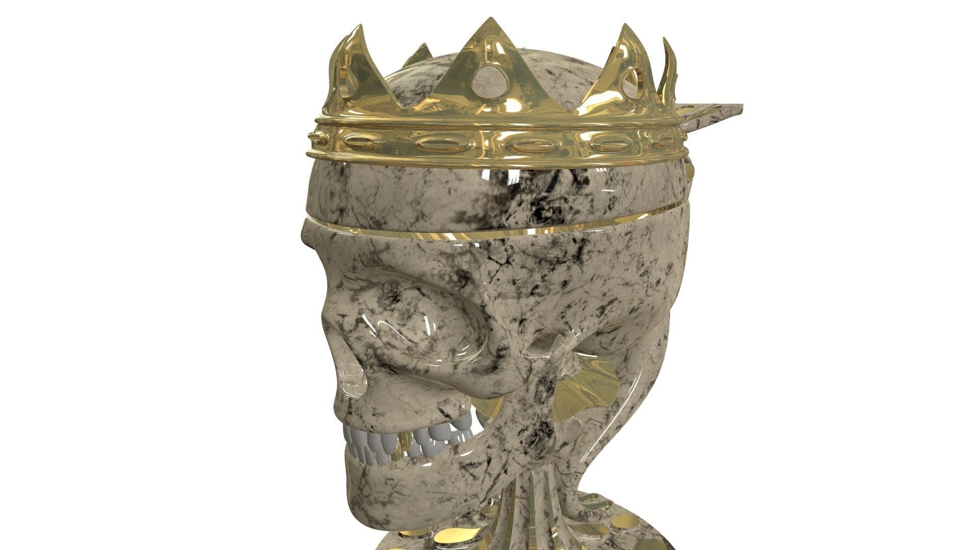 Mug-SKULL 3D print model_2