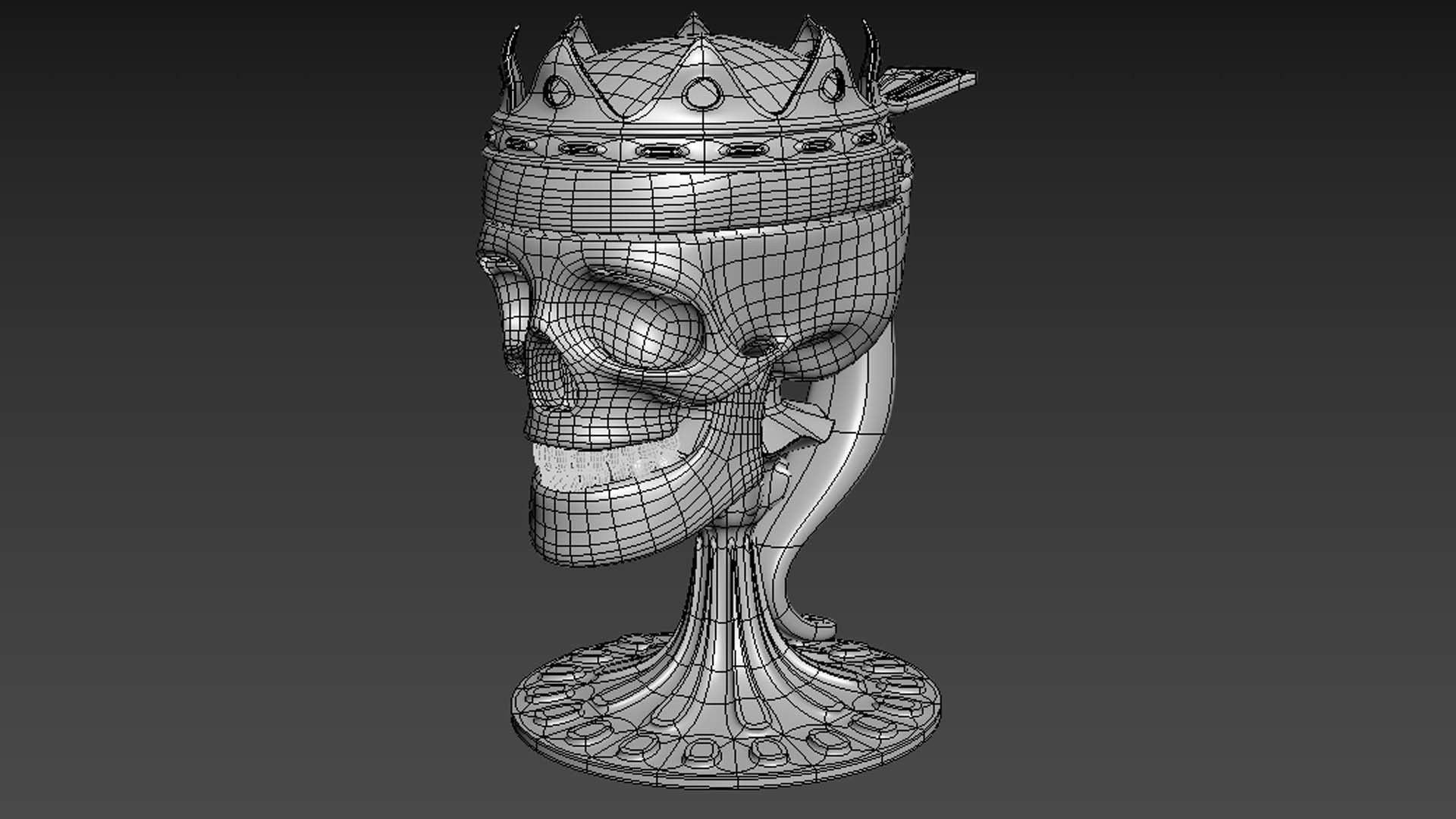 Mug-SKULL 3D print model_9