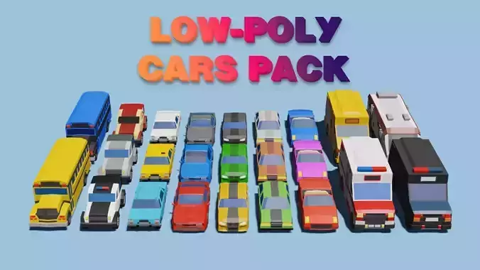 Low Poly Cars Pack