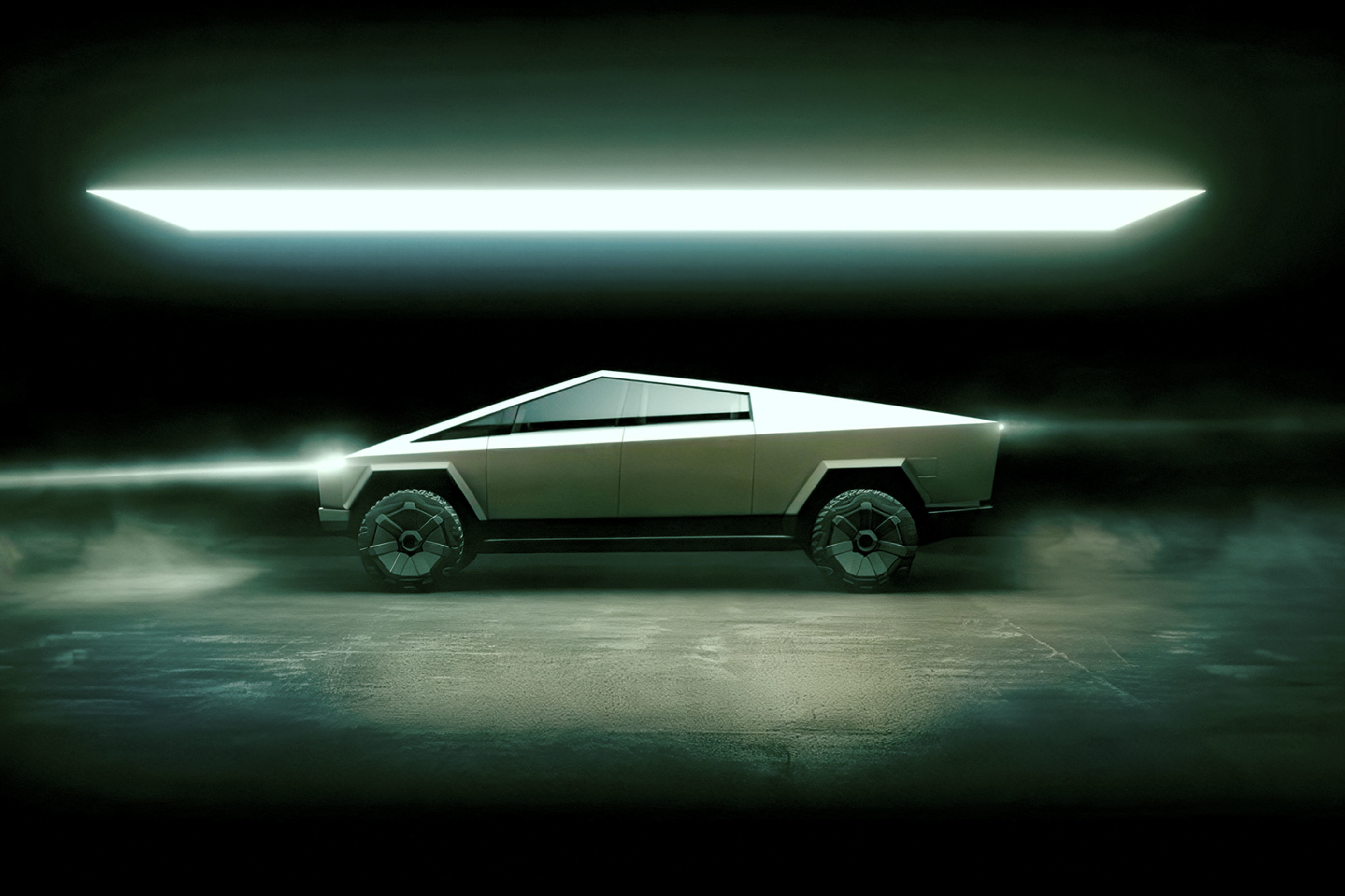 Tesla Cybertruck 3D model 2024 Low-poly 3D model_3