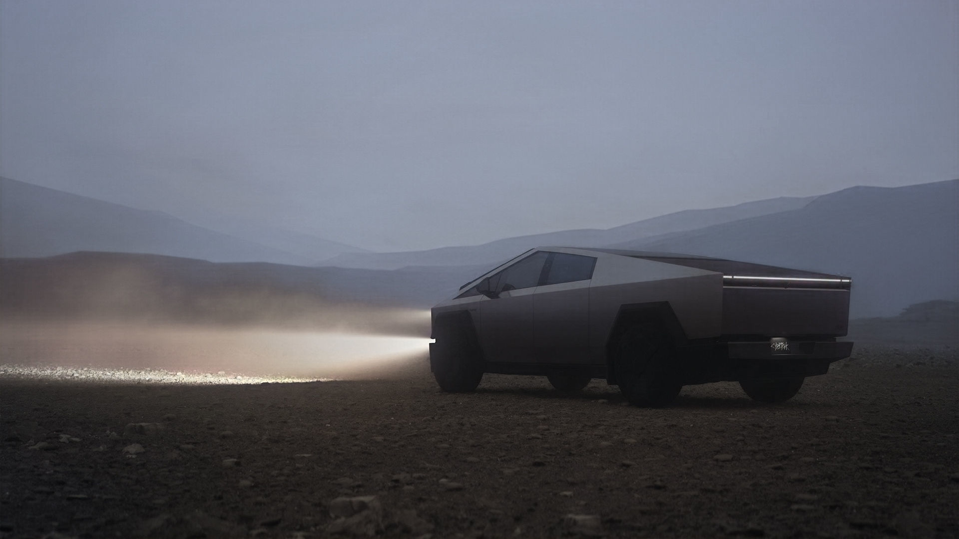 Tesla Cybertruck 3D model 2024 Low-poly 3D model_2