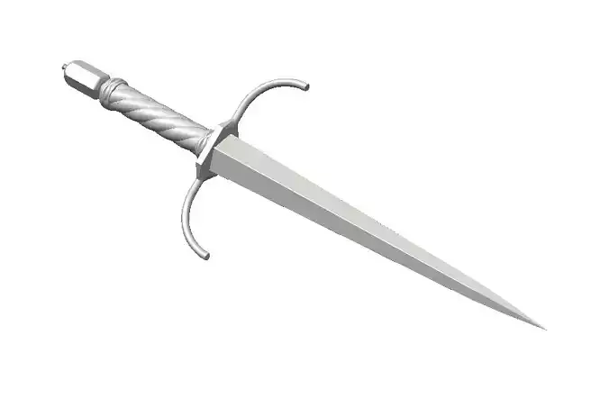 Parrying Dagger 3D print model