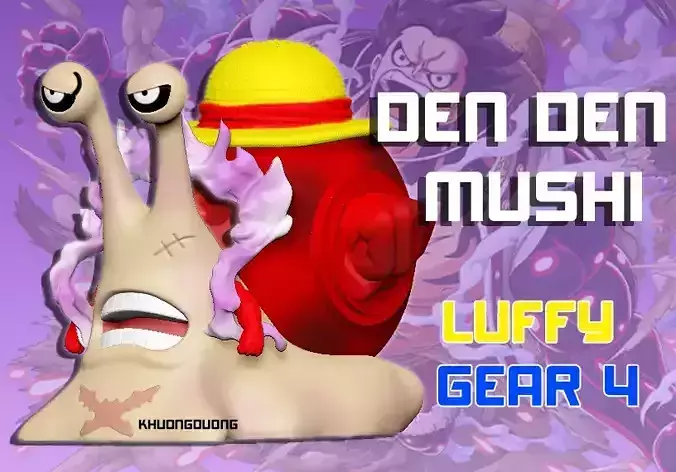 DEN DEN MUSHI - LUFFY GEAR 4 - ONEPIECE 