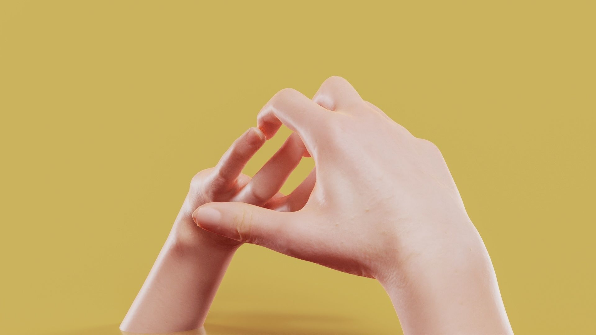 Grab On Male Duo Hands 007 Low-poly 3D model_10