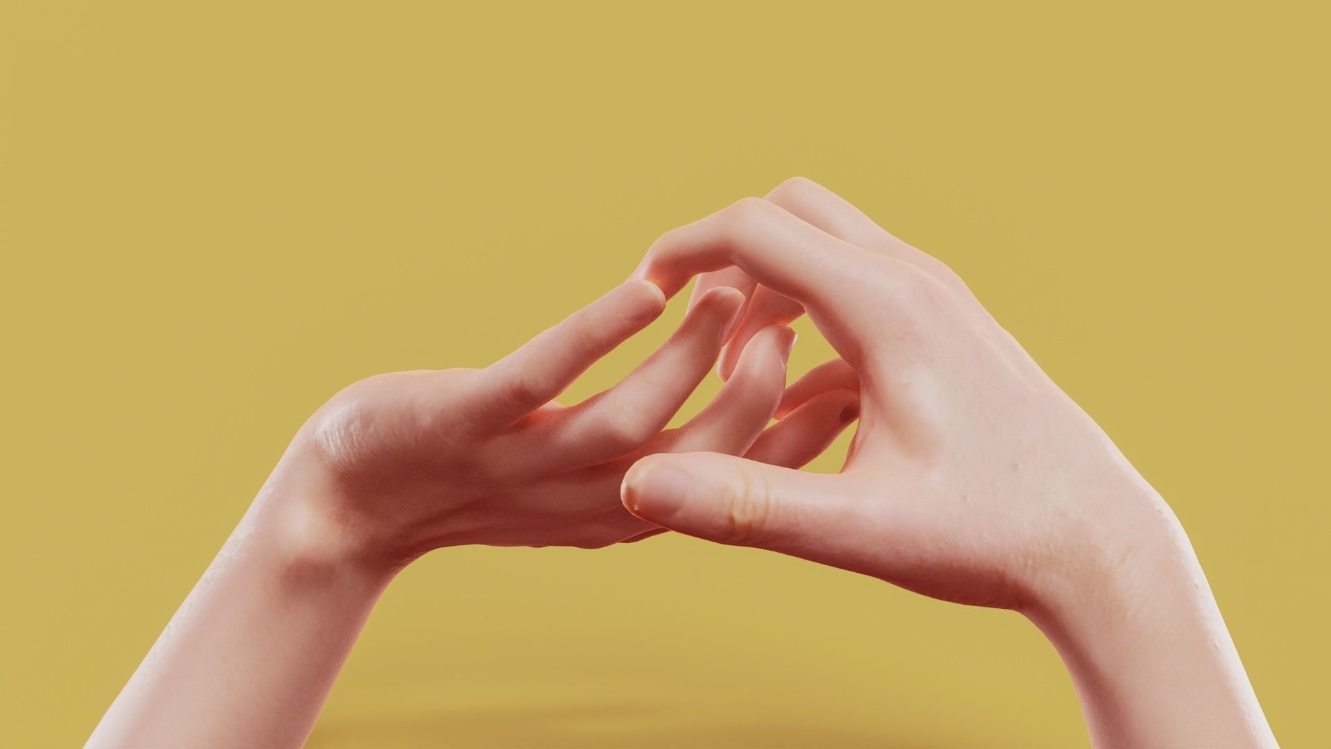 Grab On Male Duo Hands 007 Low-poly 3D model_11