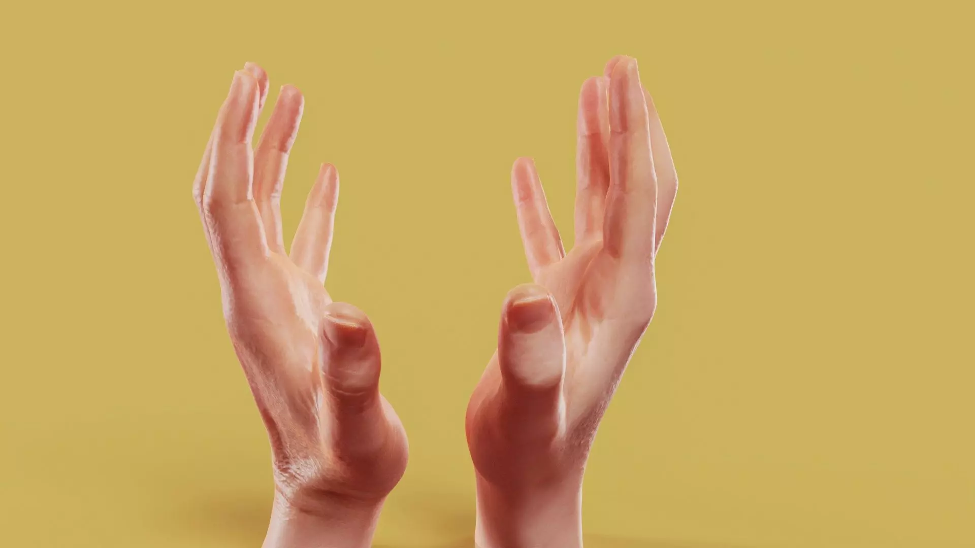 Opposing Force Male Duo Hands 005 Low-poly 3D model_0