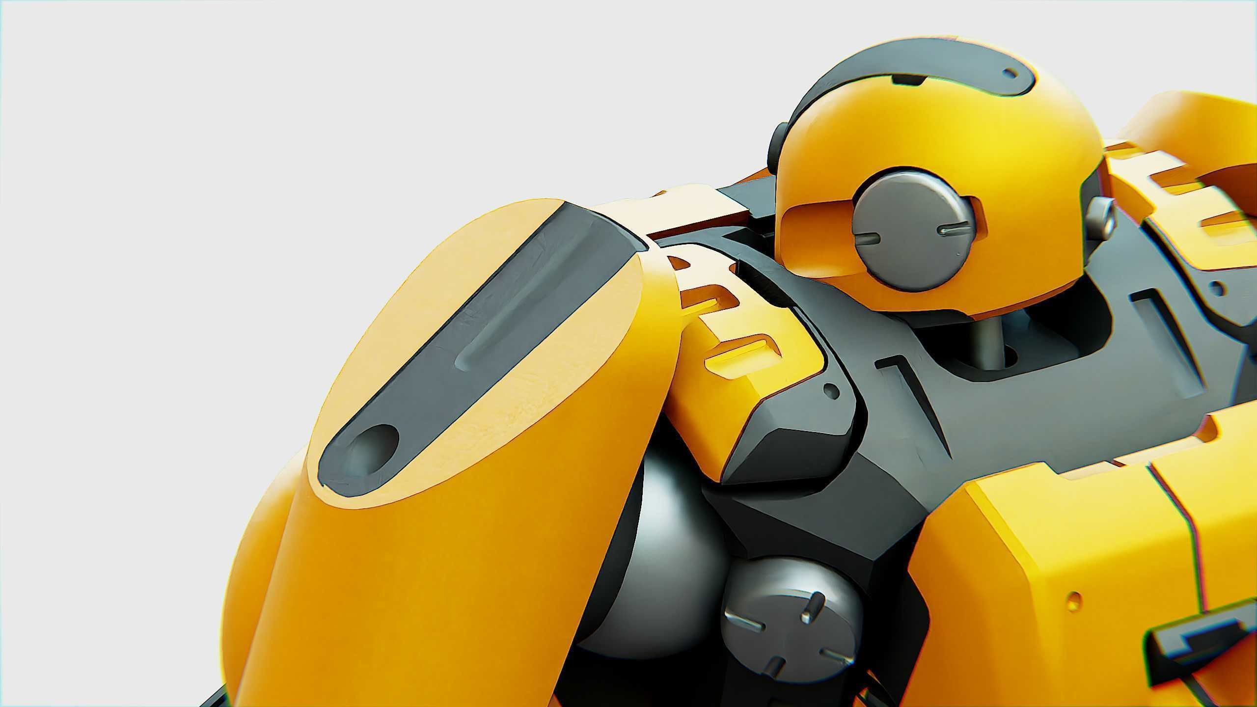 BATTLE DROID QORA  Rigged for Unreal Engine - Unity - MIXAMO 3D model_27