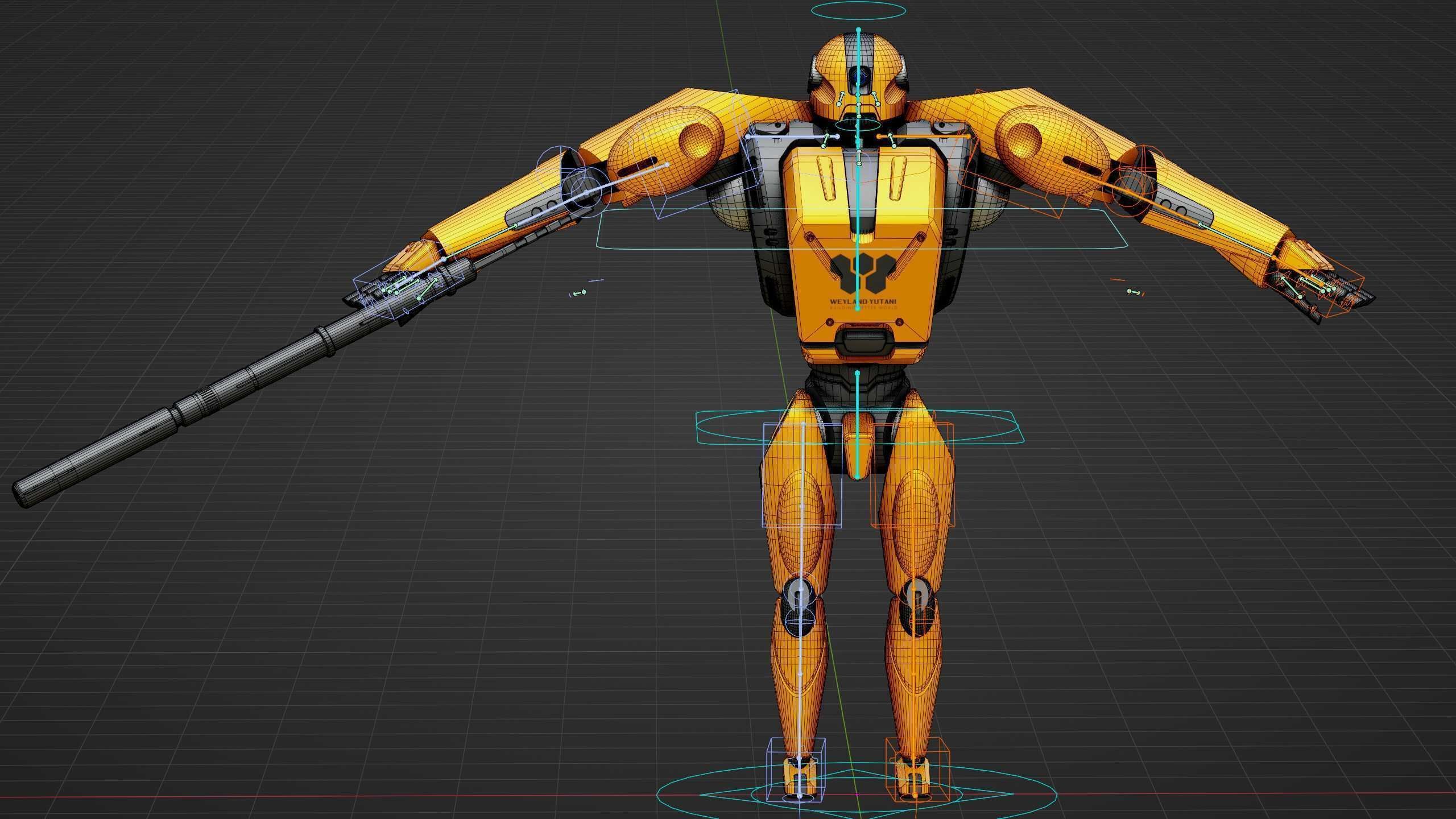 BATTLE DROID QORA  Rigged for Unreal Engine - Unity - MIXAMO 3D model_39