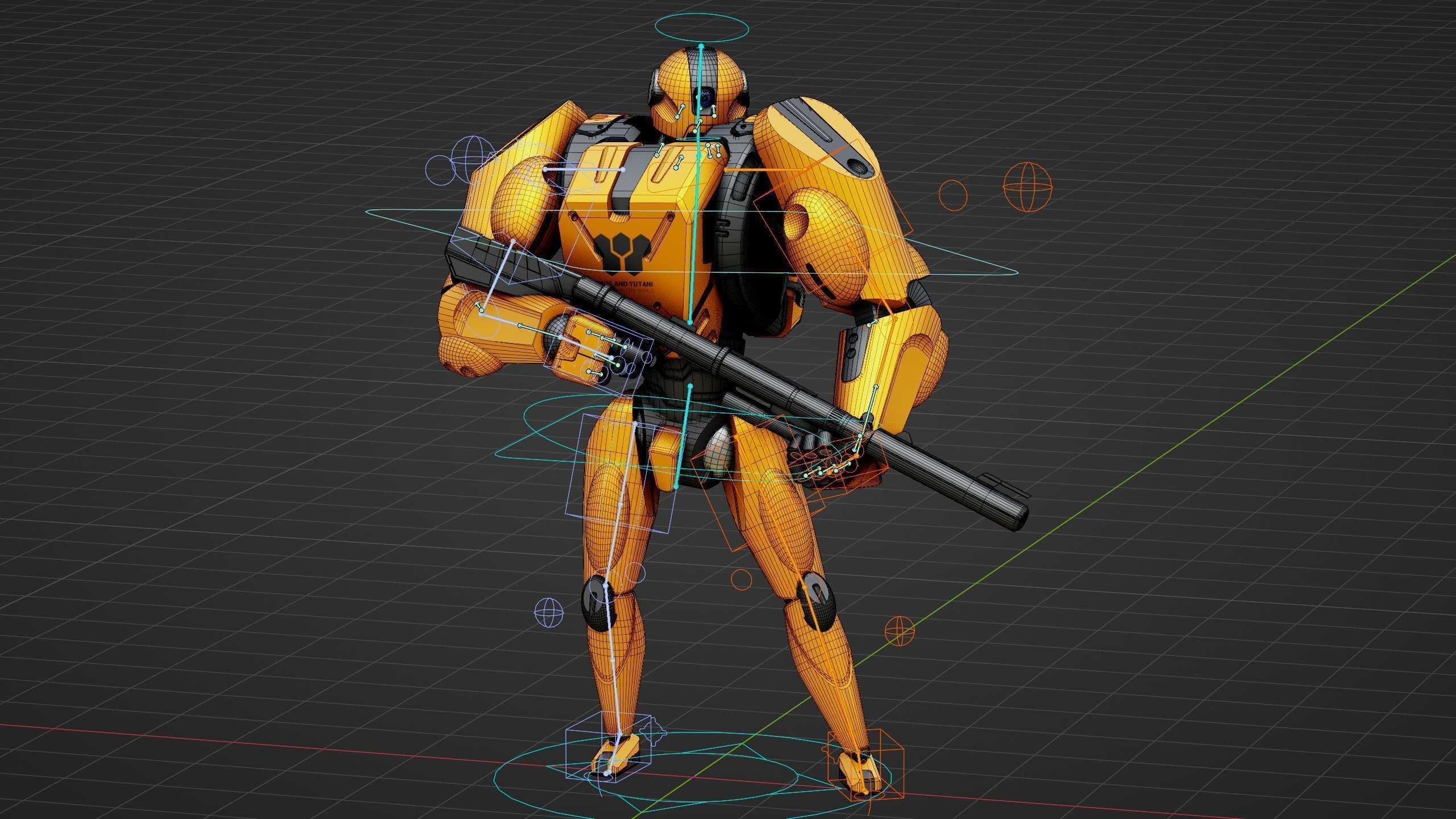 BATTLE DROID QORA  Rigged for Unreal Engine - Unity - MIXAMO 3D model_37