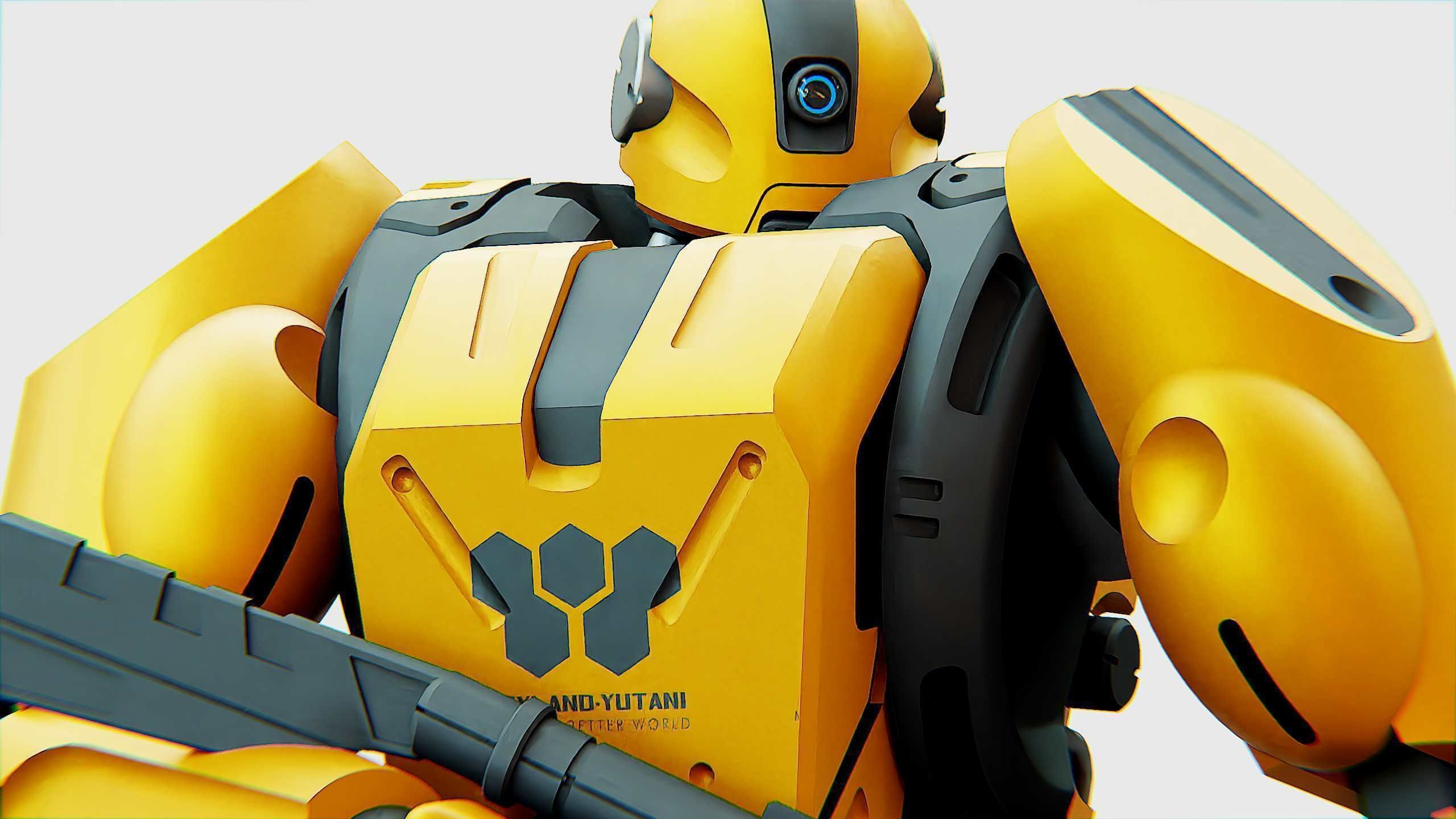 BATTLE DROID QORA  Rigged for Unreal Engine - Unity - MIXAMO 3D model_26