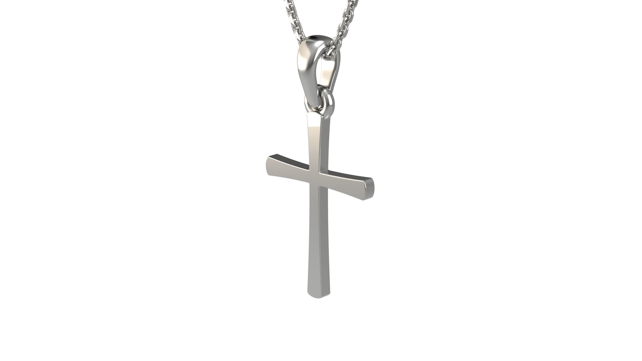 Cross pendant 14   3D print model_8