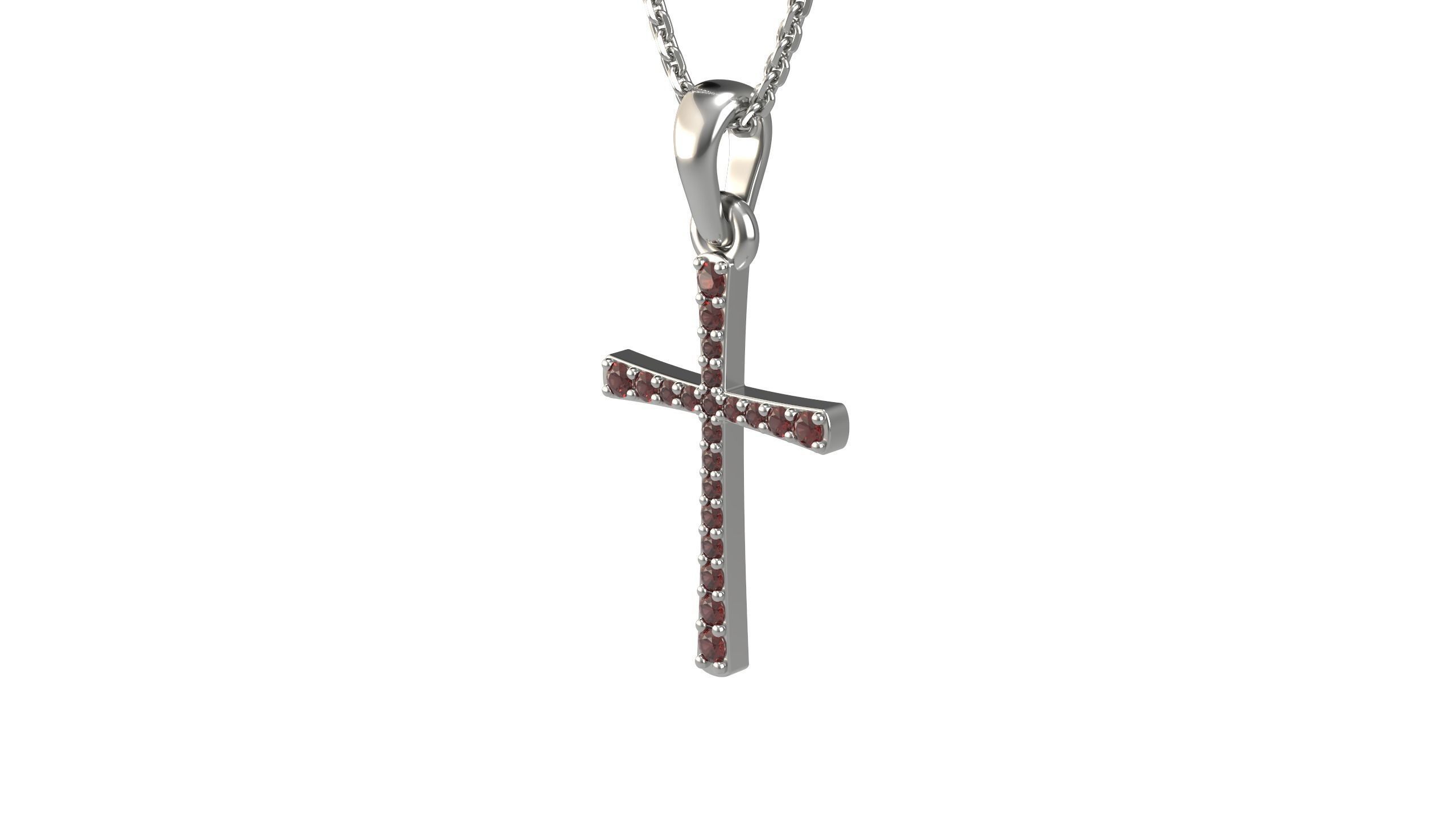 Cross pendant 14   3D print model_4