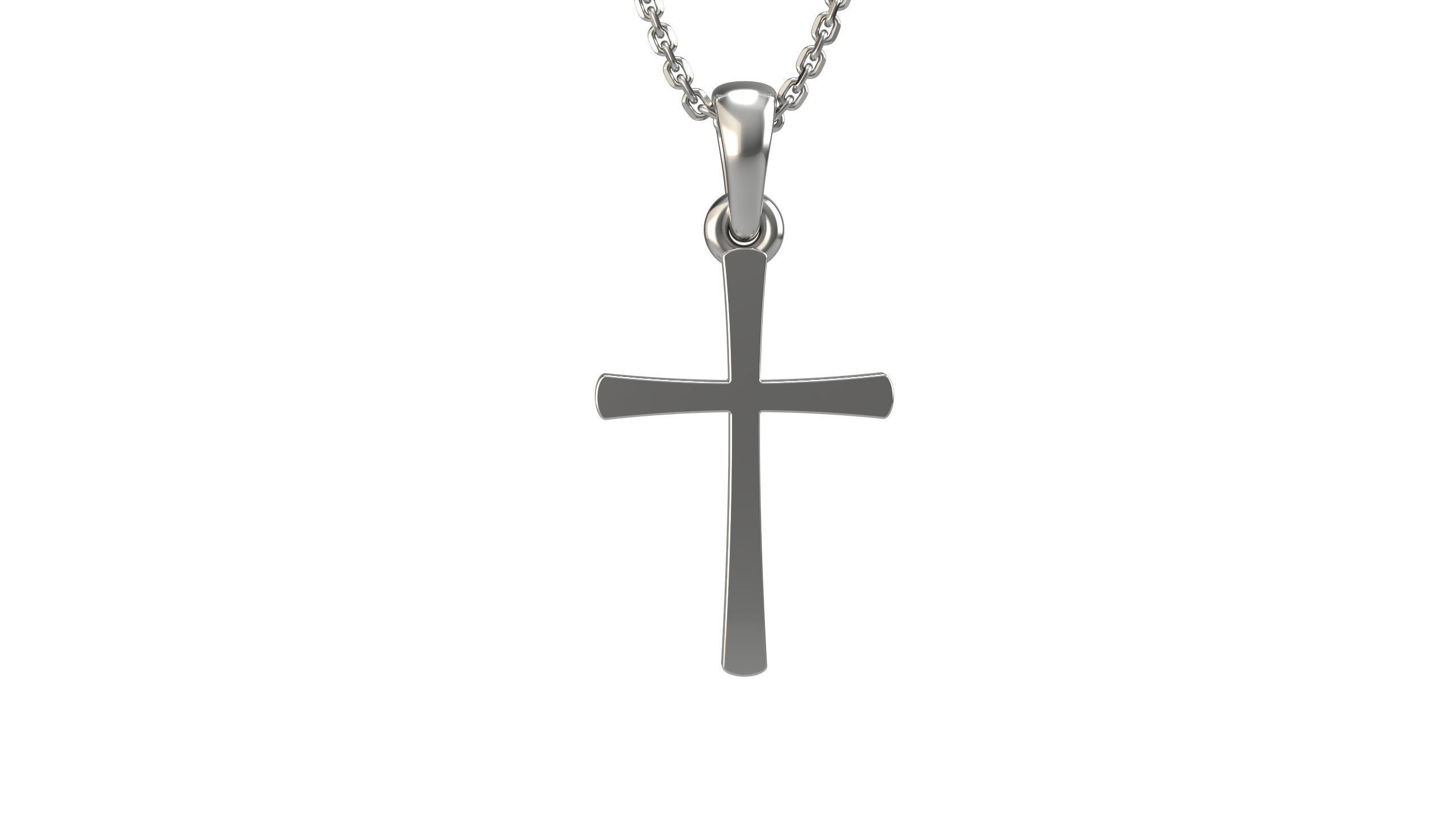 Cross pendant 14   3D print model_7