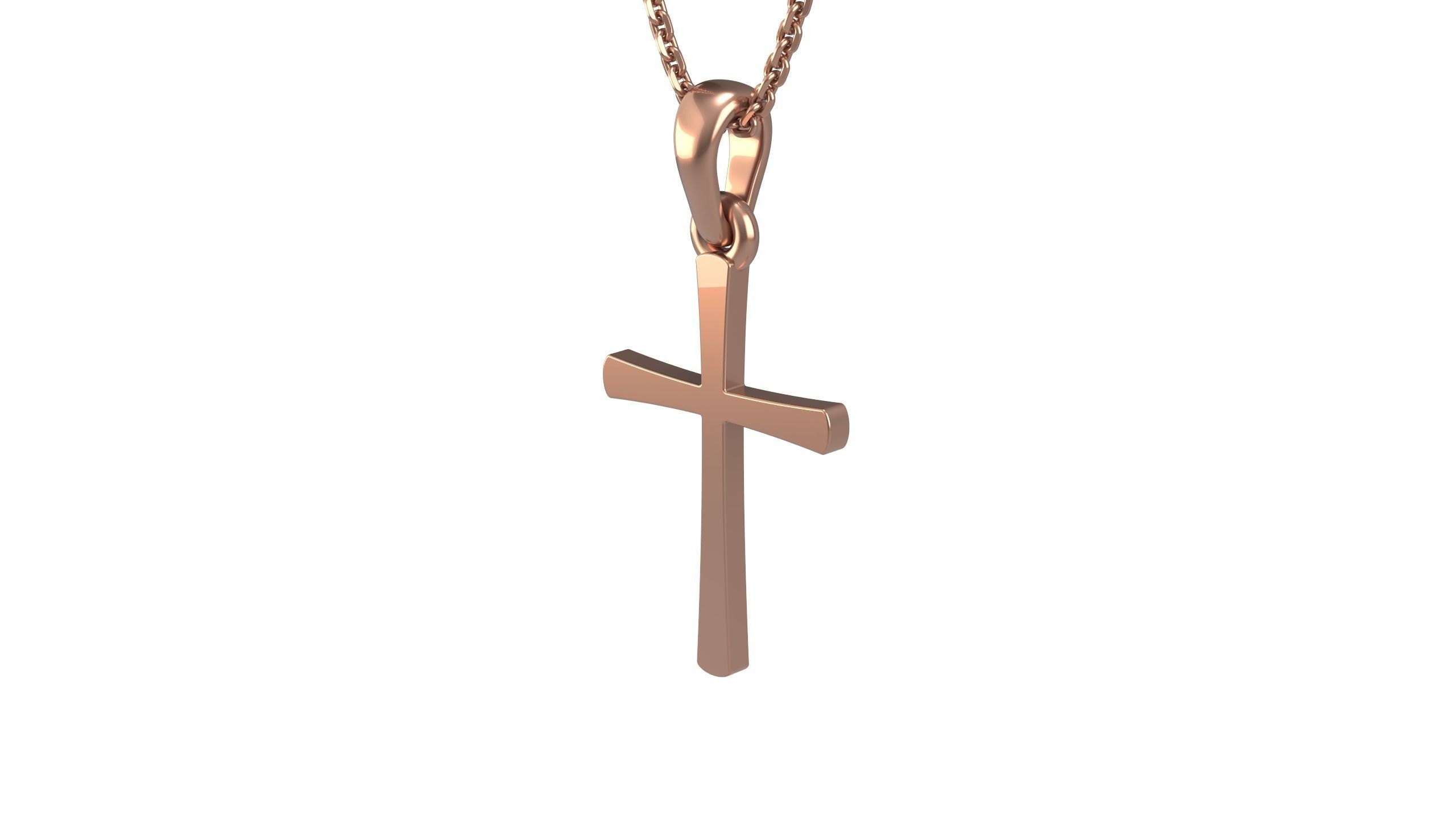 Cross pendant 14   3D print model_6
