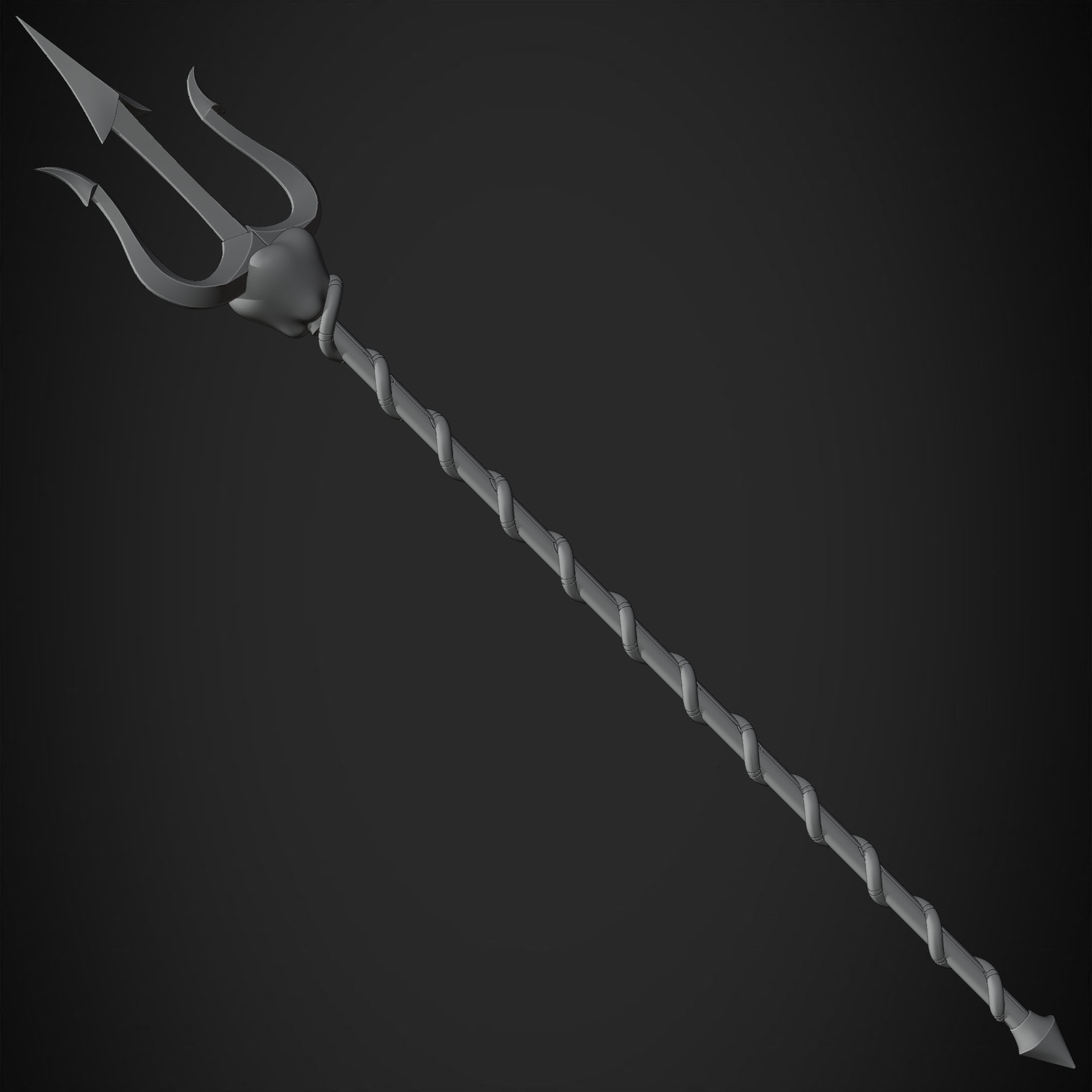 Hazbin Hotel Charlie Morningstar Trident for Cosplay 3D print model_19