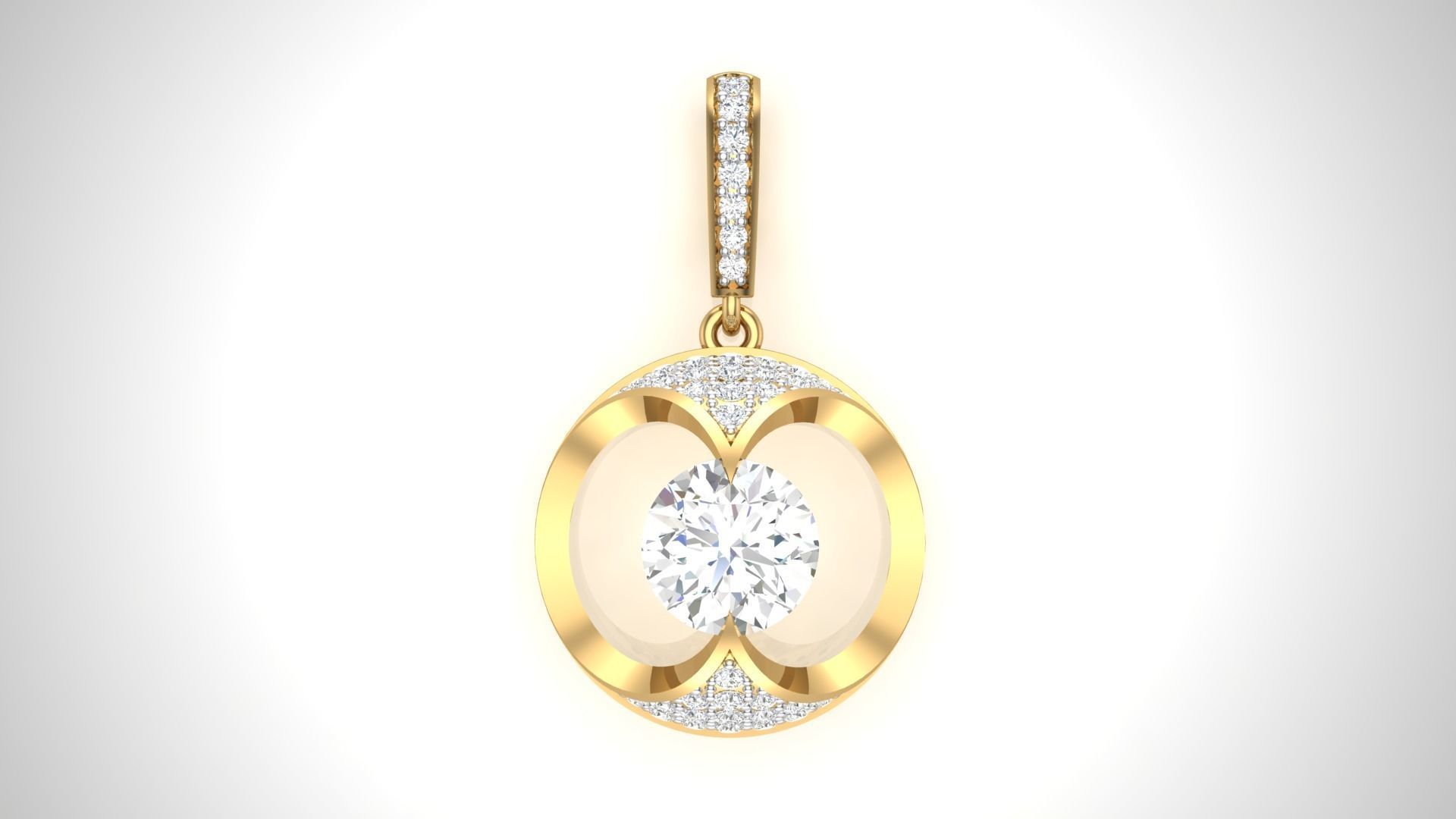 Caught My Eye Pendant 3D print model_2