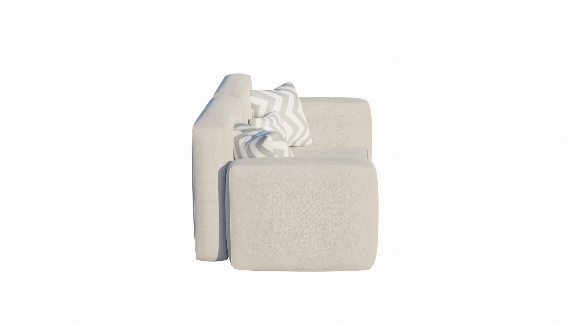 sofa for interior 3D model_2