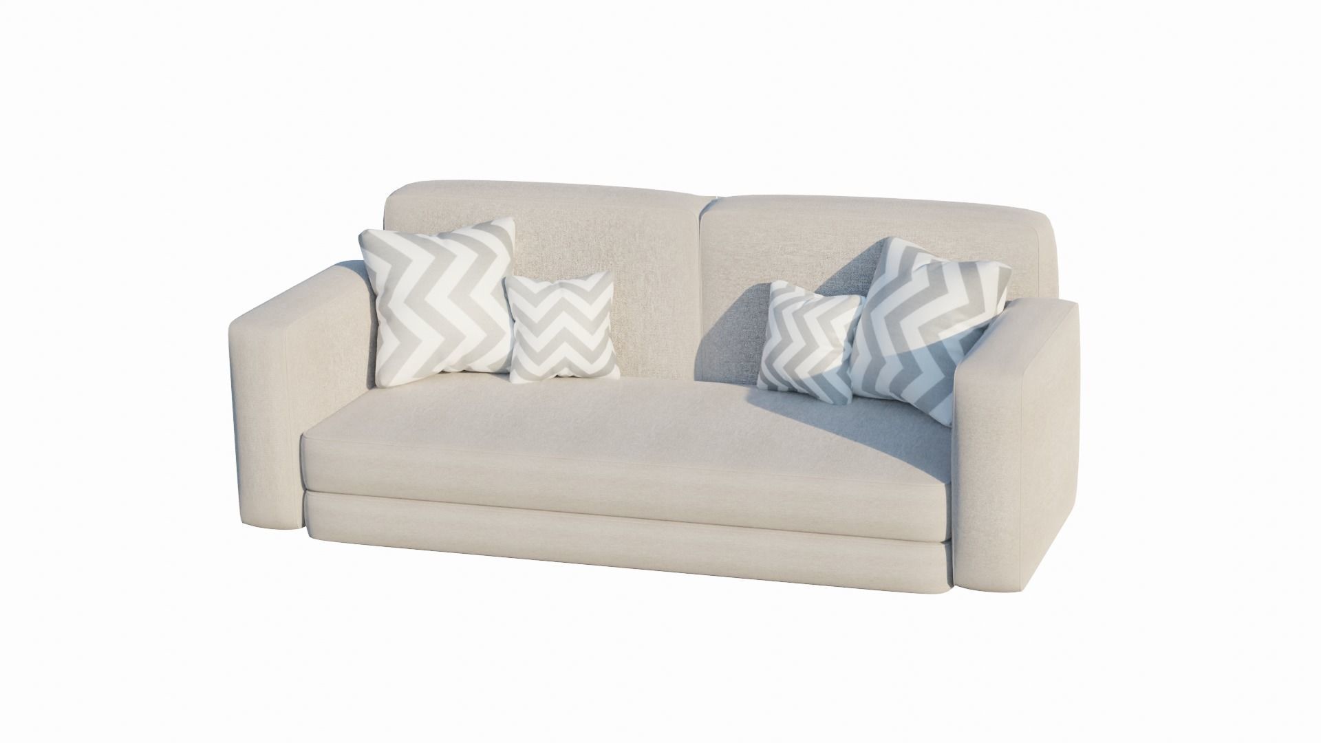 sofa for interior 3D model_3