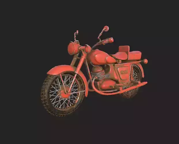 3D Rusty Bullet Model